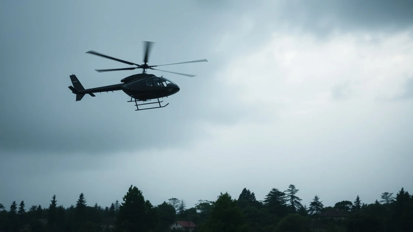 helicoptero voando baixo sonho