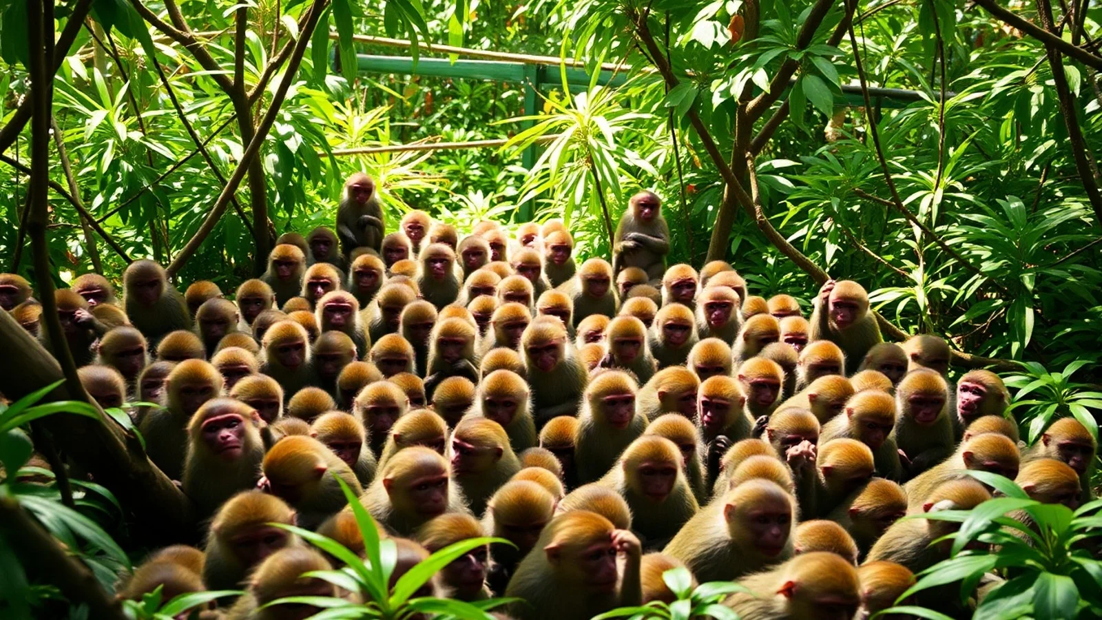 sonhar com muitos macacos