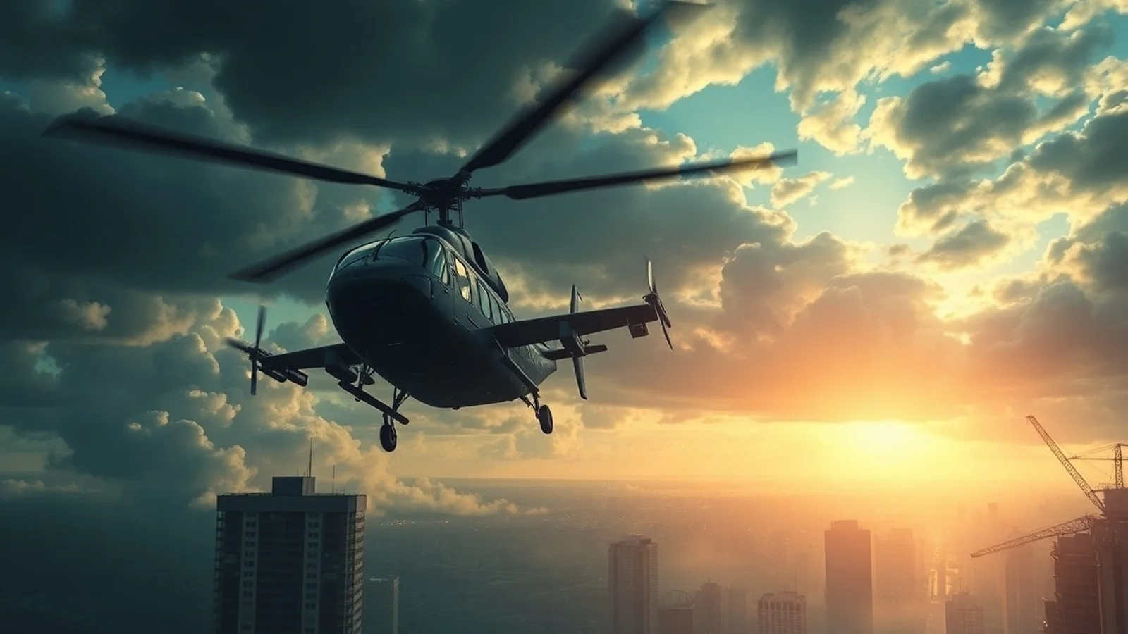 sonhar helicoptero caindo significado
